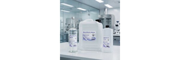 Bidestilliertes Wasser, Aqua bidest