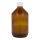 Braunglasflasche 500 ml, mit Gießring & Verschluss