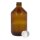 Braunglasflasche 500 ml, mit Gießring & Verschluss