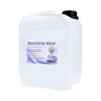 Bidestilliertes Wasser, 5 Liter