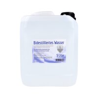 Bidestilliertes Wasser, 5 Liter