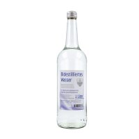 Bidestilliertes Wasser, Aqua bidest, 1 Liter in...