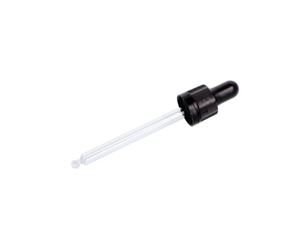 Pipettenmontur DIN 18, Schwarz
