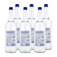 Destilliertes Wasser aquaionic®, in Glasflasche,...
