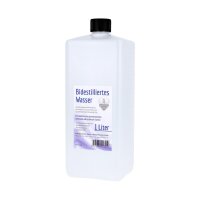 Bidestilliertes Wasser, Aqua bidest, 1 Liter
