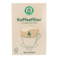 Lebensbaum Kaffeefilter Größe 4, 100 Stück